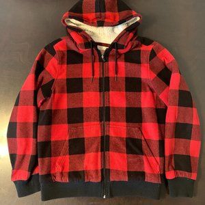 Full Zip Hoodie - Plaid